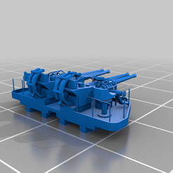 343dc943-acfa-4e0e-a864-d92f8f776ff2.png Archivo 3D gratuito Soporte para cañón doble AA - Segunda Guerra Mundial・Design para impresora 3D para descargar
