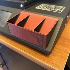 Partstraytop.jpg STL file 30 Degree Magnetic Parts Tray for Tenlog・3D printing idea to download