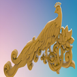 2.png Firebird on a branch,3D MODEL STL FILE FOR CNC ROUTER LASER & 3D PRINTER