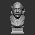 ALBERT_EINSTEIN_BUST_15.jpg Bust of Albert Einstein sticking out his tongue