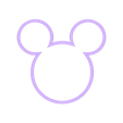 Mikey Mouse.stl mickey mouse cutters