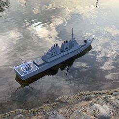 IMG_5243.jpg USS HIBBARD RC Destroyer 3D Printed Parts