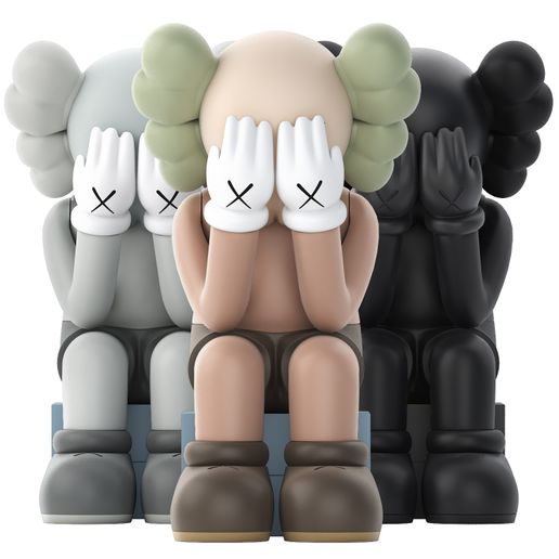 🗿 kaws passing through open edition vinyl figure・ 3D File for 3D