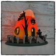 003B.jpg CANDY CORN FAIRY HOUSE