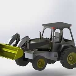 FrontLoader.JPG Free 3D file Tractor front loader・3D printer model to download