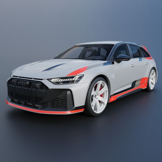 🚗 Audi RS6 Avant GT 2025・ 3D File for 3D printing・Cults