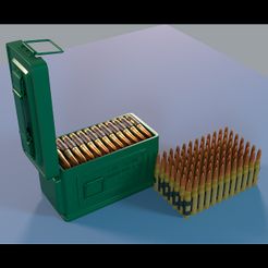 BOX-3.jpg 3D file WW2 AMMUNITION BOX・3D printable model to download