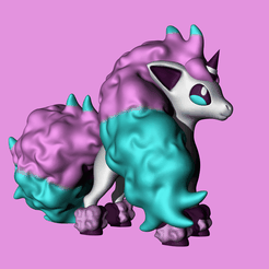 pn1-min.png 3D file ponyta de galar・3D printer model to download