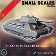 1-PREM-HM-M1-V76.jpg Lot de véhicules à échelle réduite WW2 n°4 (chars soviétiques) - Armée soviétique WW2 Second Monde Front de l'Est Ostfront RPG Mini Hobby