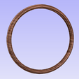 Capture5.png Runde Rahmendatei für Bild, Foto oder Spiegel - STL-Datei für CNC-Schnitt, 3D-Druck, Artcam, Aspire, Cut3D