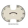 Alternate Clock Face STL file Retrograde Clock Model 2・3D printable model to download