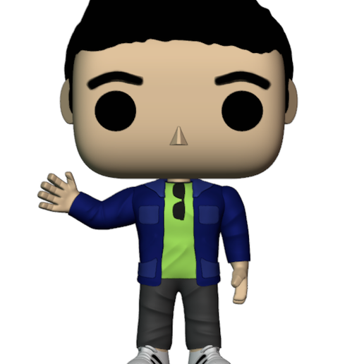 Custom Pop Cool Guy (Funko) 3D model