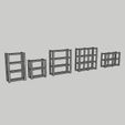 all5.jpg 1:64 Scale Storage Shelving Racks - Style#2
