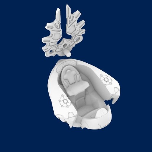 Prophets Thrones - Halo Mega Construx 3D model