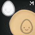 Kawaiiegg.png Cookie Cutters - Cute Food