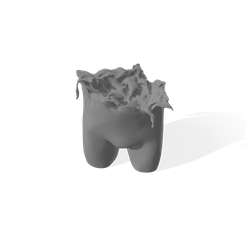 Buste-Horror-Legs.png STL file Halloween Decoration Buste Horror Legs .・3D printer model to download