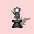 Dog-Chess-Knight3.png Dog Chess Piece - Knight