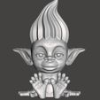 baby-troll-pot-or-container-stl-file-3d-model-5d067f6534.jpg FLOWER POT/VASE/CONTAINER -“BABY TROLL” WITH REMOVABLE HAIR