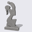 Shapr-Image-2022-11-17-180939.png Cherish, Mother Love, Mother and Child, Motherhood Abstract Statue, Sculpture, Family Figurine, Home Decor