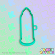 205_cutter.png EASTER LIGHTED CANDLE COOKIE CUTTER MOLD