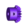 ISO_-_Straight_bevel_pinion_1.25M14PT_29GT_14.5PA_5FW_---14O5H40MD6.0N.STL Printed truck: Rear axle V1