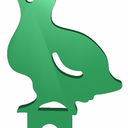 Wonderful Artificial Duck Home and Garden Outdoor Lawn Decor - 3D model önizlemesi