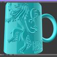 2.2.jpg STL file Game Of Thrones Lannister Coffee Mug・3D printer model to download
