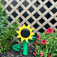 flower-01.png Modular Sunflower: 3D Printable Sunflower with Interchangeable Petals