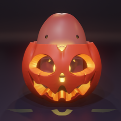 PUPN.png Fichier STL OCHINCHIN CUTE FIGURE + Pumpkin Penis / PENIS CUTE FIGURE HALLOWEEN T7 Plus・Modèle à imprimer en 3D à télécharger