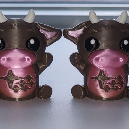 🐄 MOO MOO Subaru Cow with Card・ 3D File for 3D printing・Cults