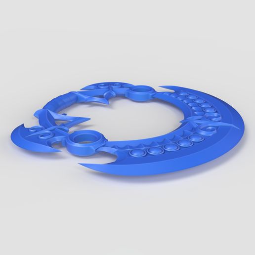 🔫 Seamless Death: Ancient Twin Rings / Fantasy Chakram・ 3D File for 3D ...