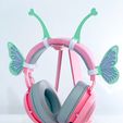 IMG_9763.jpg Butterfly Wings Headset / headphone Attachment / Accessory