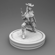 15.png Wild West Miniatures - cowgirl on one knee