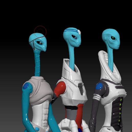 screenshot.373.jpg STAR WARS .STL The Bad batch OBJ. Kamino characters 3d KENNER STYLE ACTION FIGURE.