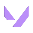 logo 2.stl Valorant game logo without name.