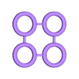 bagues.STL Spulenhalter (printable on DELTA dia 120mm)