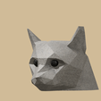 IMG_0365.png Low poly cat head vase