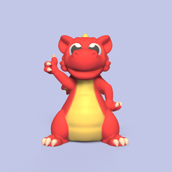 Cod2319-HappyDragon-1.jpg Fichier 3D Happy Dragon・Idée pour impression 3D à télécharger, Usagipan3DStudios