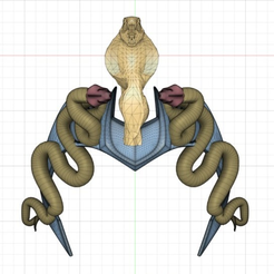 imagen_2022-10-26_160253437.png 3MF-Datei Medusa-Krone・3D-Drucker-Vorlage zum herunterladen