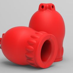 untitled.85.jpg Free 3MF file Hand Restraint - Mitten - BDSM Toy・Object to download and to 3D print