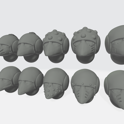 10-Sad-Beaky-Helmets-Picture-Front.png Download STL file Sad Beaky Helmets • 3D printing design, InkREDSpot