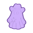 12 (10).stl Halloween Western Ghosts Cookie Cutter Set