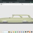 Screenshot-1643.png 1964 Chrysler Newport Town & Country Wagon, scale model, hollow shell body, resin, FDM, printable, stl