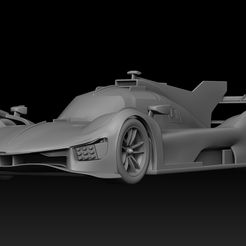 view-3.jpeg STL-Datei Ferrari 499P Rennwagen 2023・3D-Druck-Idee zum Herunterladen