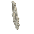 Fem-Fake-Nipple-Piercing-Ring-54-v1-03.png STL file fake Nose hook "Dolphins" FAKE NIPPLE Clamps Pendant PIERCING Female Septum Barbaella male Non-Piercing Body Jewellery Bondage Weight femJ-54 3d print cnc・3D print object to download