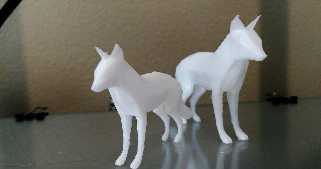 Download free STL file Low Poly Fox • 3D printer model • Cults