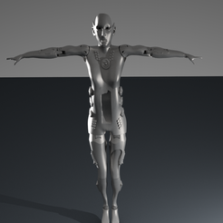 robot0017.png Download free STL file Female Robot 3 • 3D printable design, swivaller