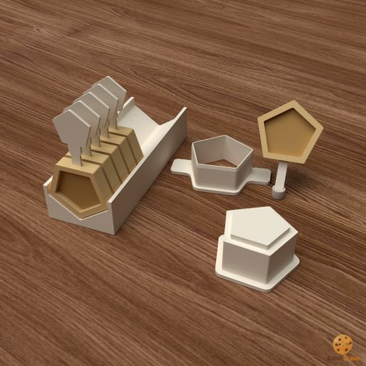 Filled Pentagon Cake Pop Mold Set