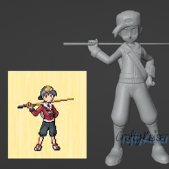 2.png 3D-Datei Pokemon Trainer Gold/Ethan・Modell für 3D-Drucker zum Herunterladen, craftykaiser