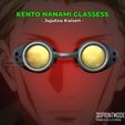 Jujutsu_Kaisen_Nanami-Glassess_3d_print_model_stl_file_01.jpg Kento Nanami Glassess - Jujutsu Kaisen Cosplay Halloween Mask - Premium STL Files